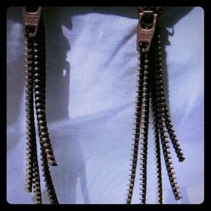 Zipper earrings